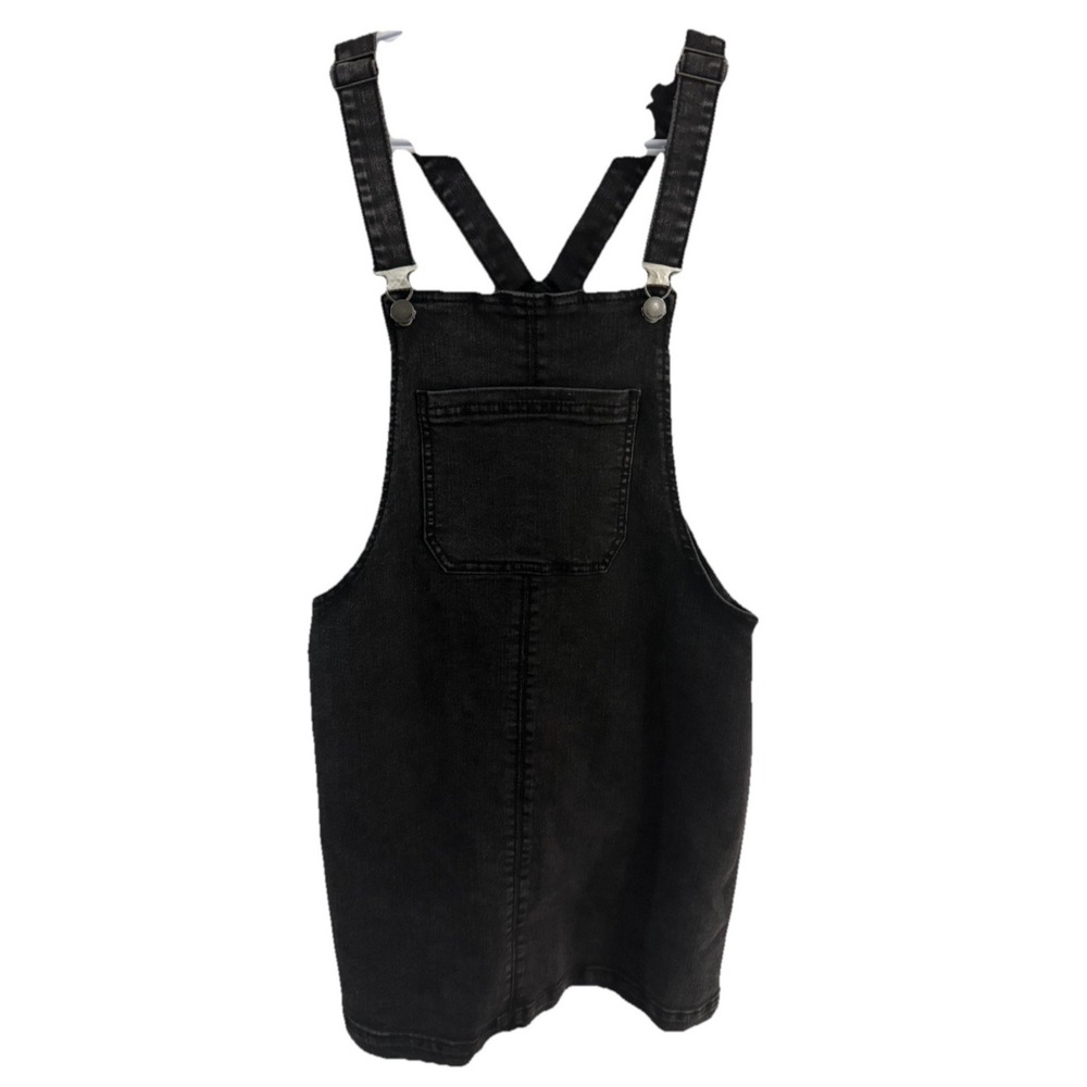 Tinsel Town Womens Overalls Black Size‎ Medium Sleeveless Animal Print